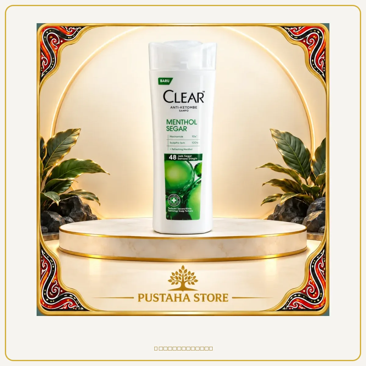 Sampo clear anti ketombe + menthol 70 ml