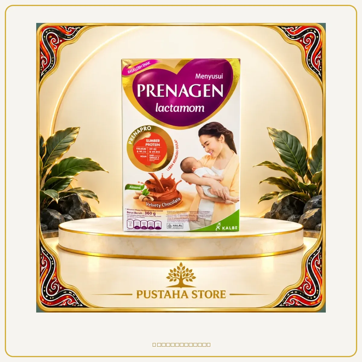 Prenagen lactomom ibu menyusui rasa coklat 360 gr