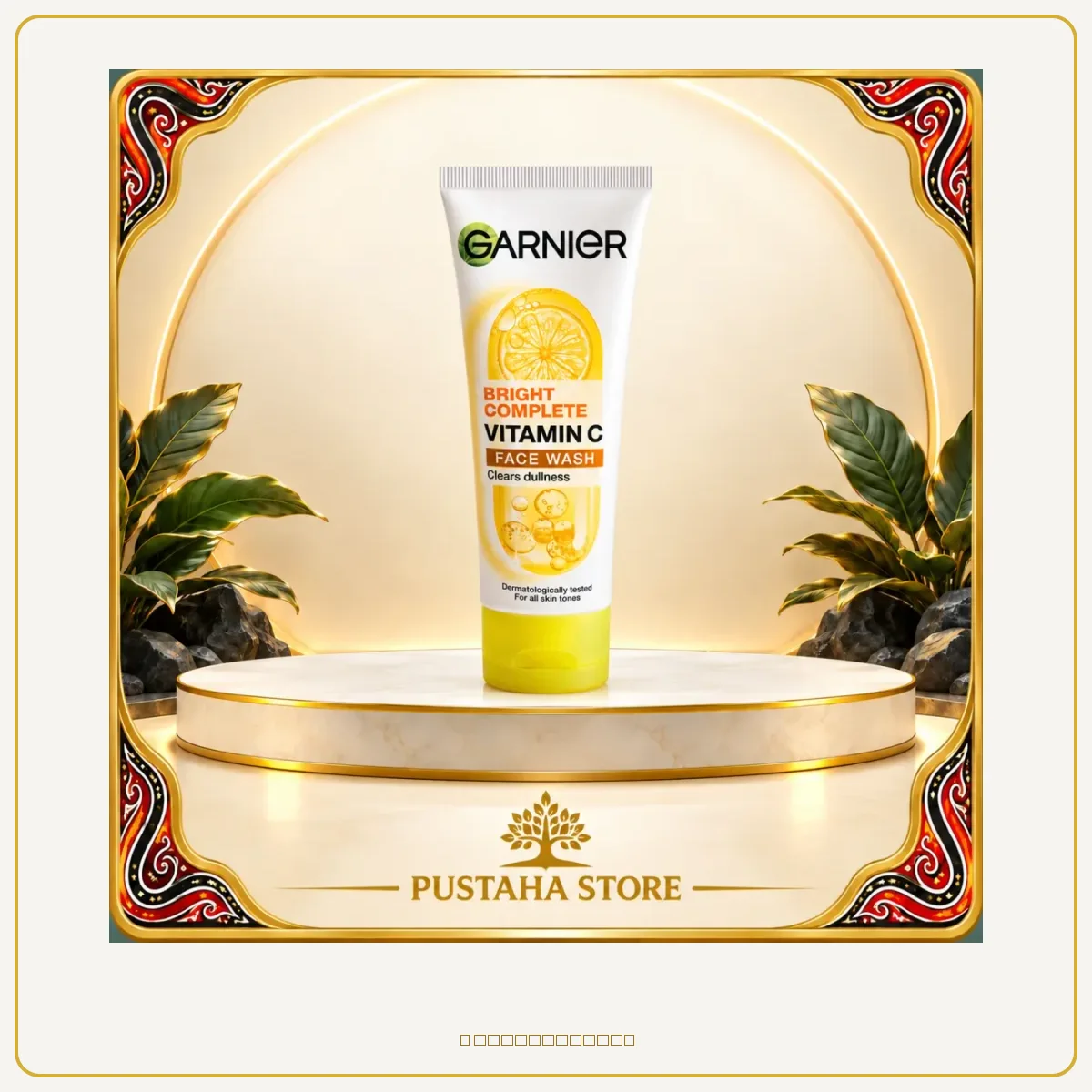 Facial wash garnier bright complete 100 ml