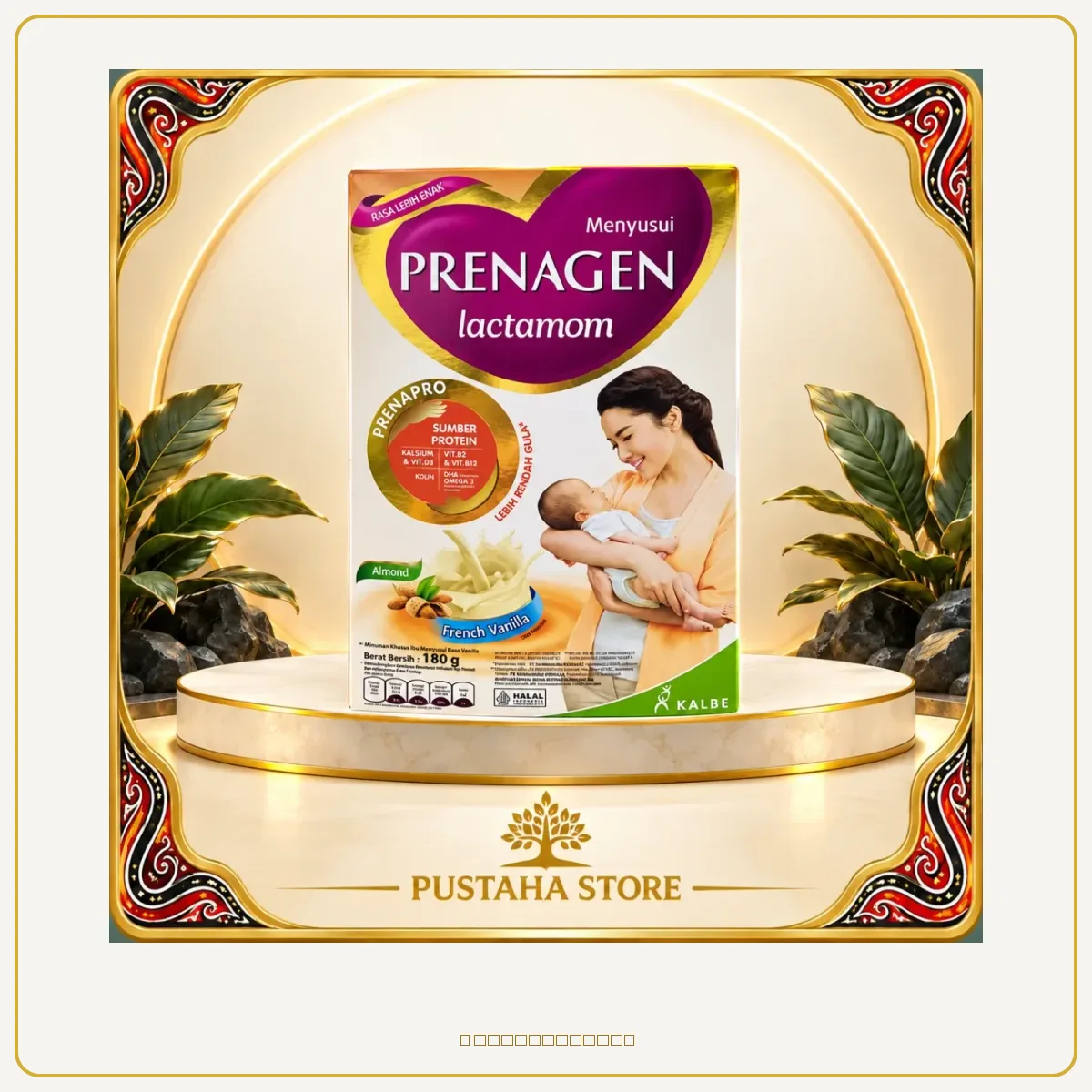 Prenagen lactomom ibu menyusui rasa vanilla180 gr